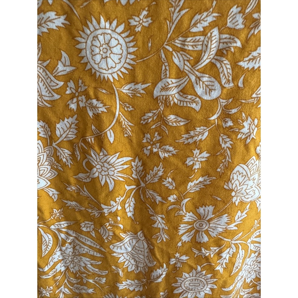 Eilly Bazar Dress Size 4XL Long 3/4 Sleeves Orange Melon Floral - Picture 7 of 8